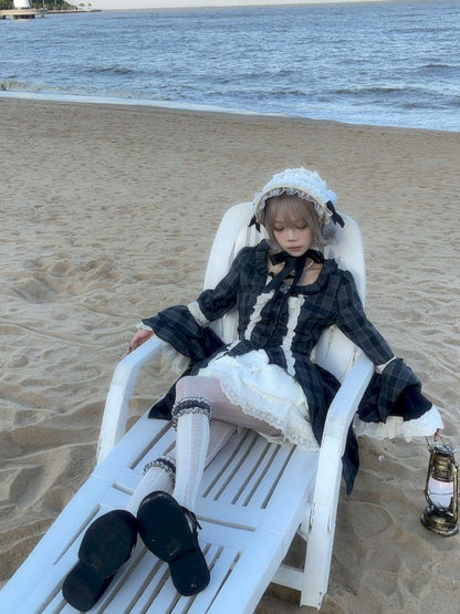 레이스 ji 슬리브 도베 테일 불규칙한 셔츠 [S0000011340]