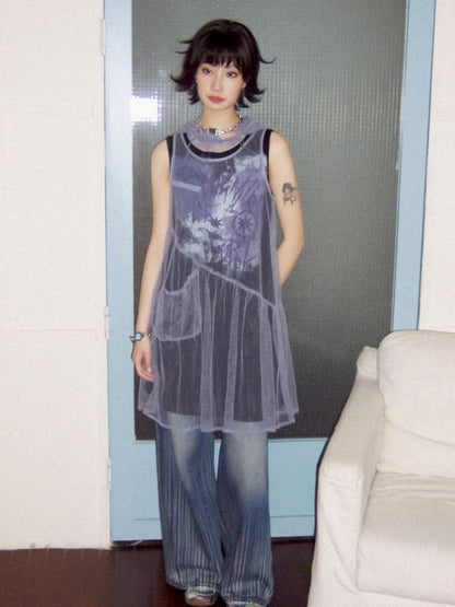 Loose hooded casual dress【s0000012276】