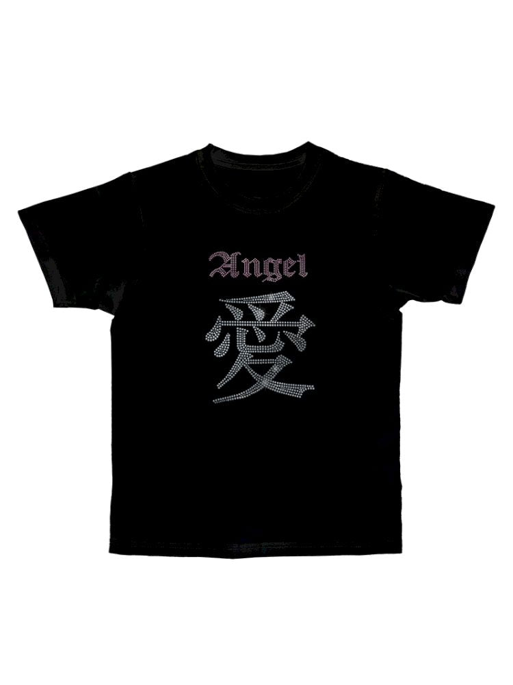 Positive Shoulder Slim T-shirt【s0000012456】