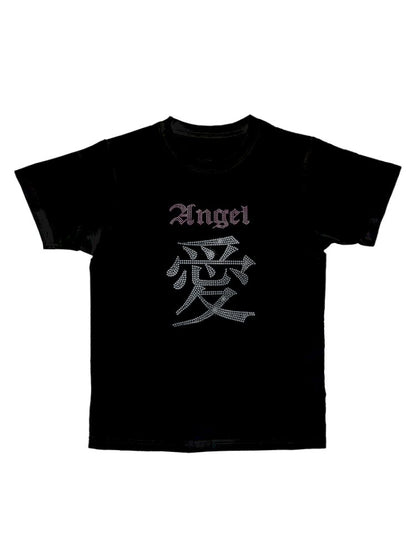 Positive Shoulder Slim T-shirt【s0000012456】