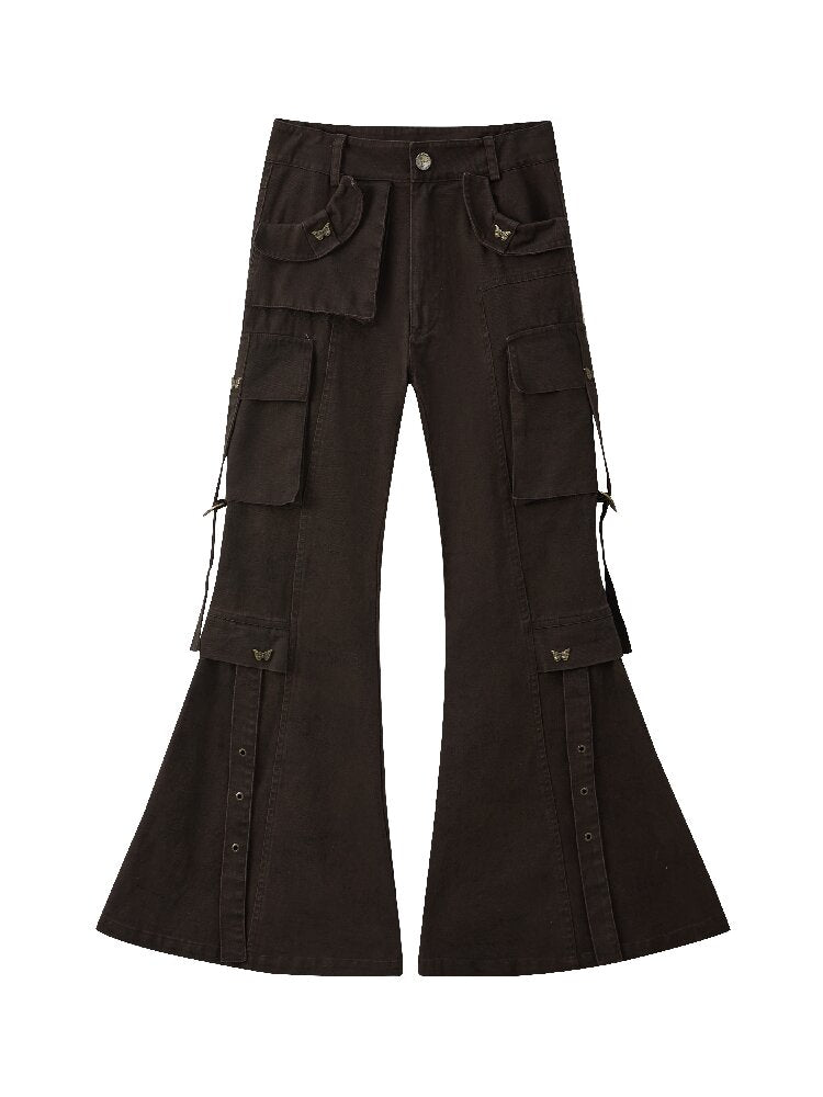 Multi Pocket Slimming Cargo Pants【s0000016275】
