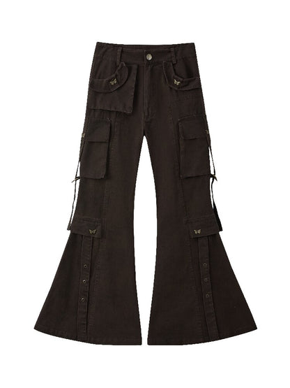 Multi Pocket Slimming Cargo Pants【s0000016275】