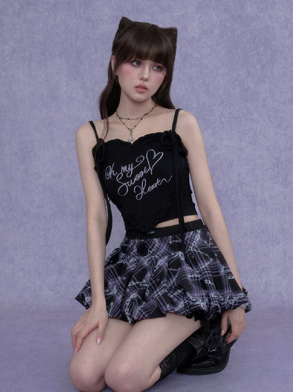 Star Chain Floral Bud Skirt Pants【s0000017271】