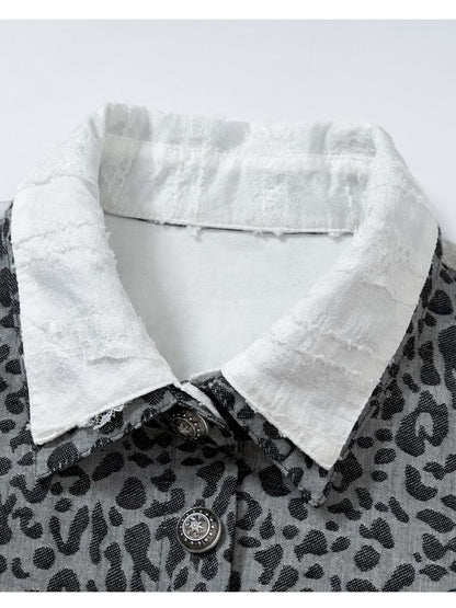 Short Sleeve Fake Two Piece Spliced Shirt Dress【s0000013466】