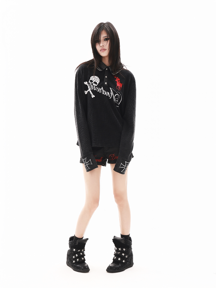 Skeleton Warhorse Polo Shirt【s0000018338】
