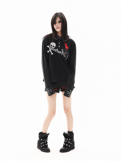 Skeleton Warhorse Polo Shirt【s0000018338】