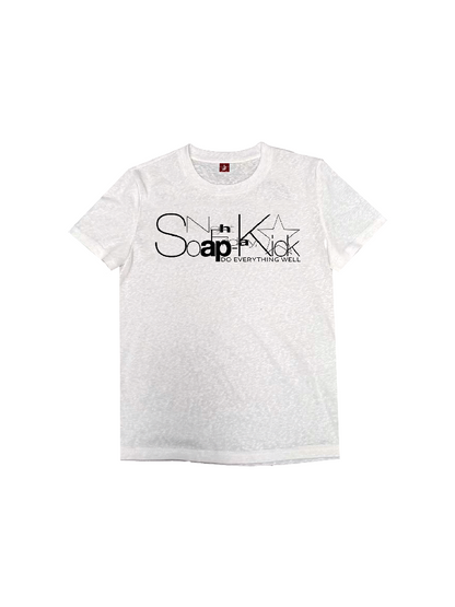 Reflective Silver Printed Slogan Tee【s0000018284】