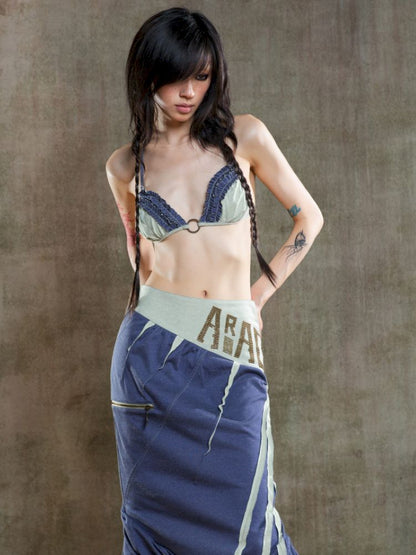 Drawstring Crash Ruffle Bikini【s0000012659】