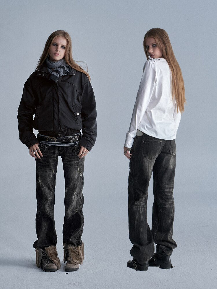 Multi Pocket Bamboo Joint Denim Pants【s0000018466】