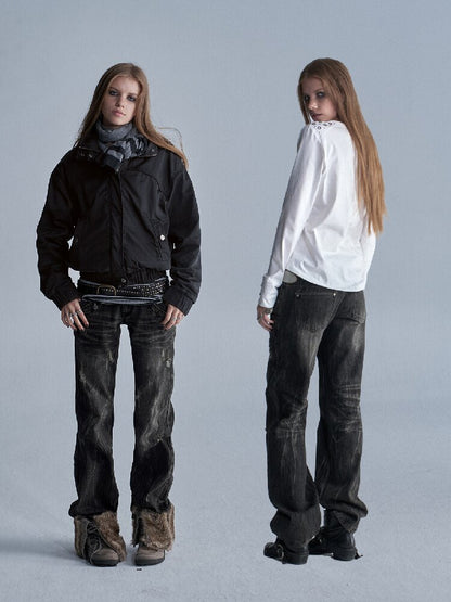 Multi Pocket Bamboo Joint Denim Pants【s0000018466】