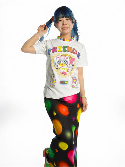 American retro pure cotton slim-fit T-shirt【s0000013167】
