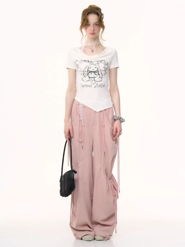 Straight Wide Leg Workwear Casual Pants【s0000012237】