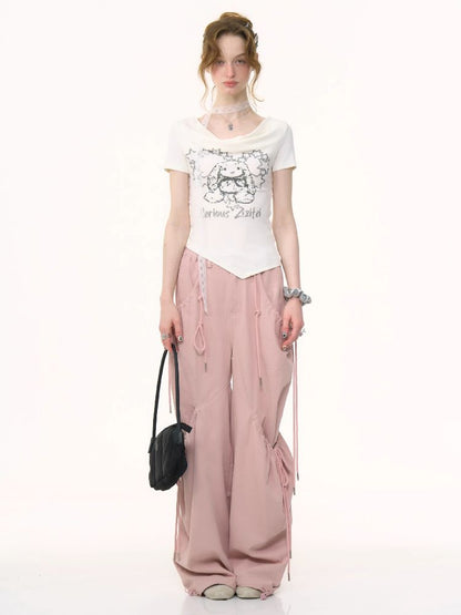 Straight Wide Leg Workwear Casual Pants【s0000012237】