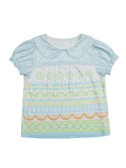 Strawberry Lime Print Loose T-Shirt【s0000017765】