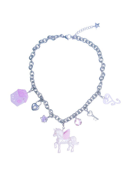 Quirky Unicorn Little House Jewelry【s0000017481】