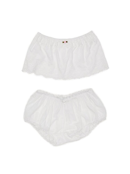 Jacquard Lace Cotton A-line Set【s0000016915】