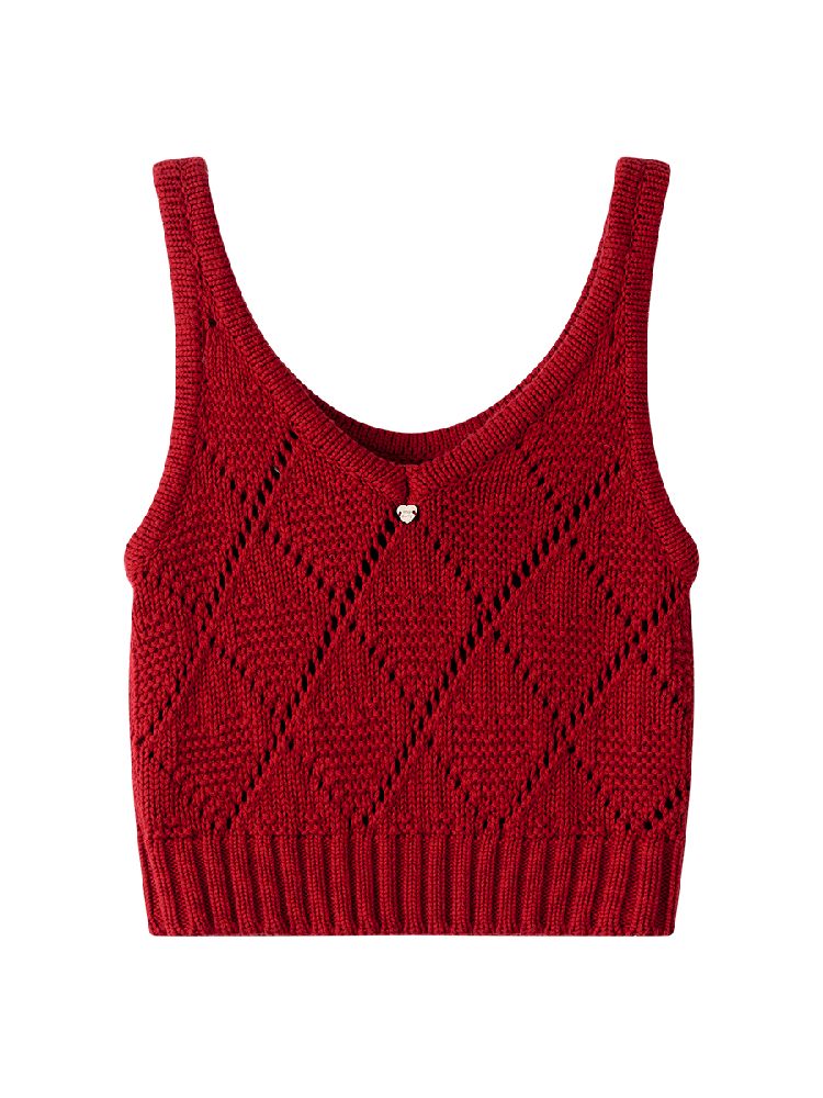 Wool Knit Vest【s0000011987】