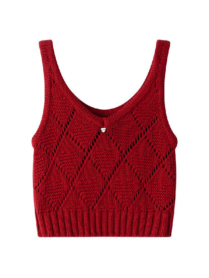 Wool Knit Vest【s0000011987】