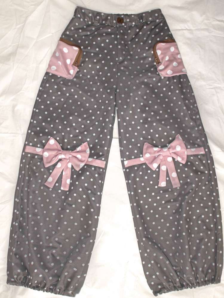 Polka Dot Bow Loose Trousers【s0000015199】