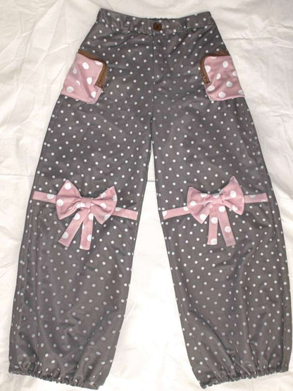 Polka Dot Bow Loose Trousers【s0000015199】