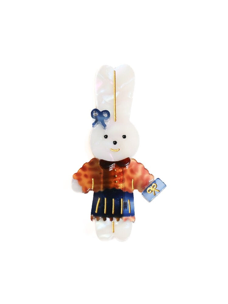 Vintage Cute Bow Rabbit Hairpin【s0000016083】
