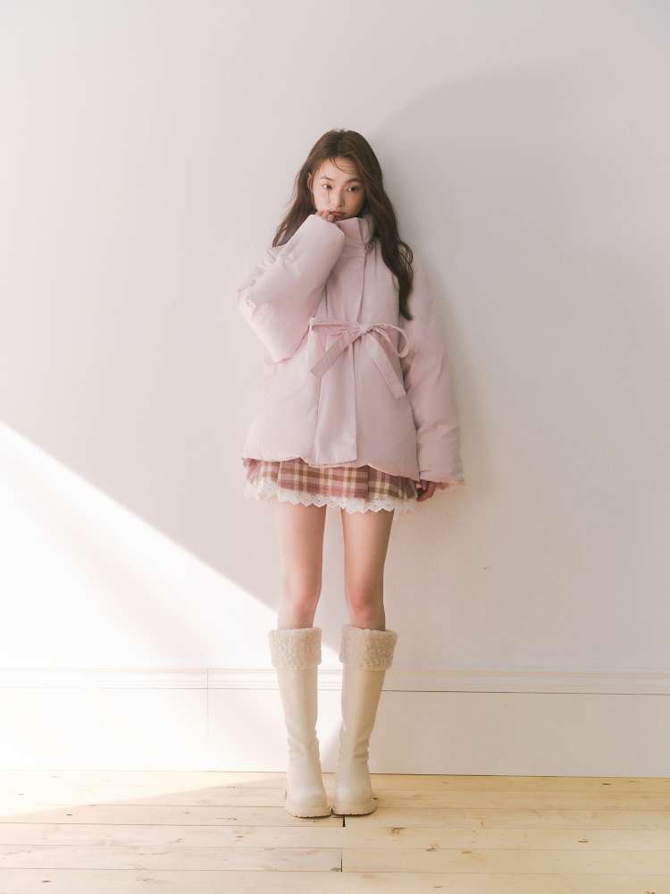 Cherry Blossom Bow Down Jacket【s0000014865】