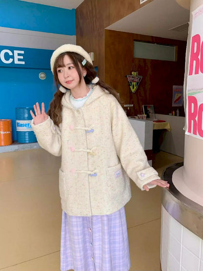 Purple Pink Plaid Peplum A-line Skirt【s0000005256】