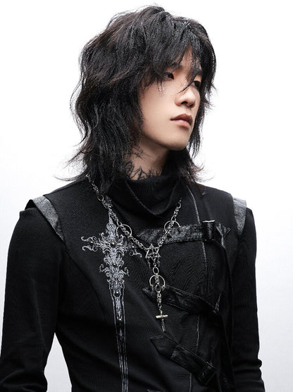 Forbidden Thorn Goth Heavy Necklace【s0000018984】