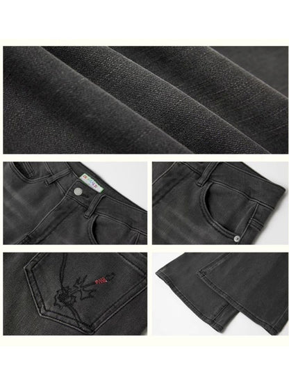 Slim micro flare pants【s0000012275】