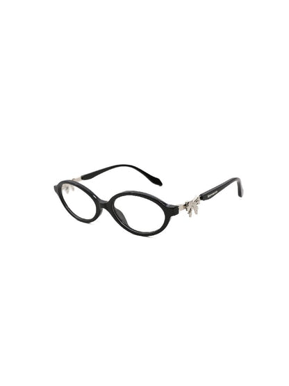 Metal Bow Round Glasses【s0000017439】