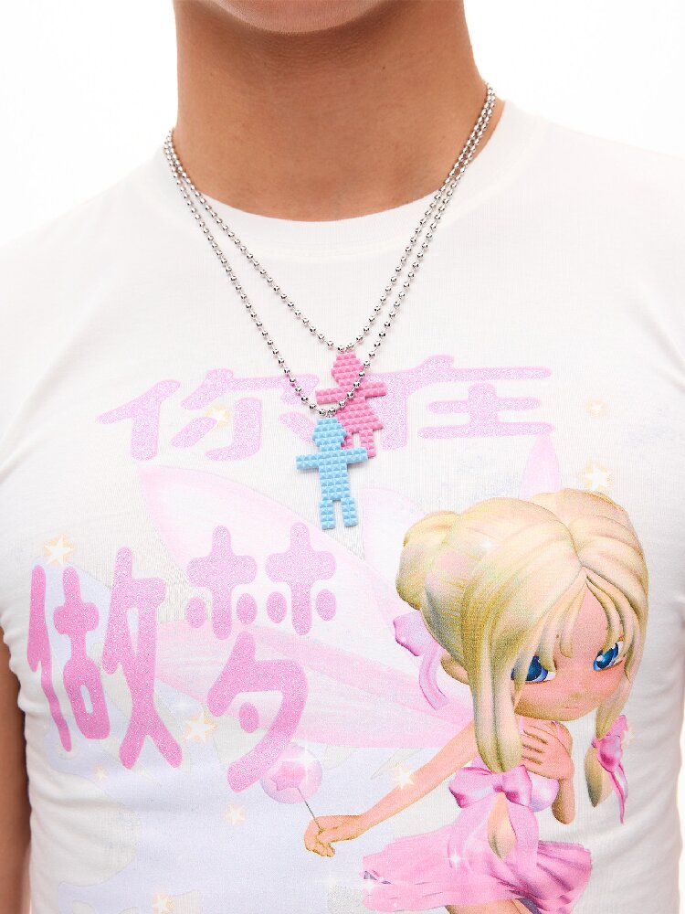 Rivet Humanoid Design Necklace【s0000016931】