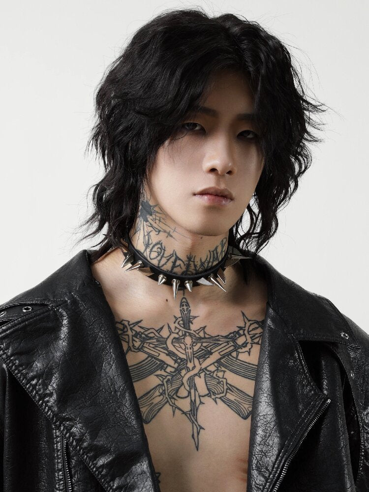 Rivet Collar Y2K Gothic Punk Collar【s0000018968】