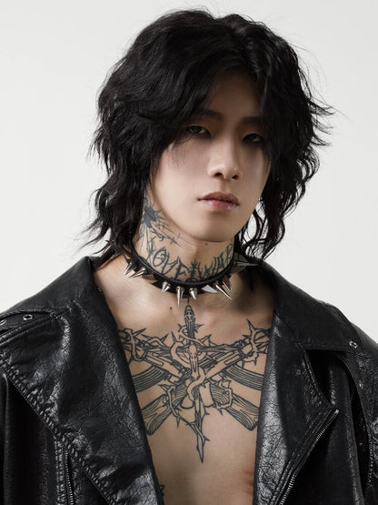 Rivet Collar Y2K Gothic Punk Collar【s0000018968】