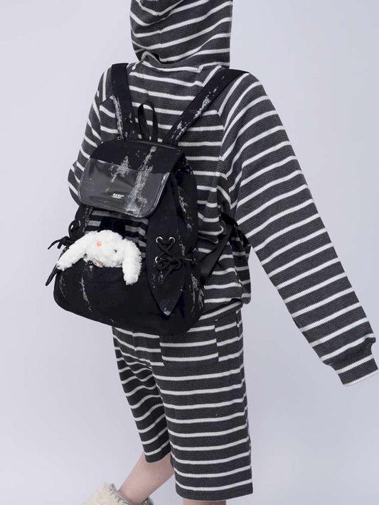 Rabbit Ears Pain Cute Backpack School Bag【s0000014617】