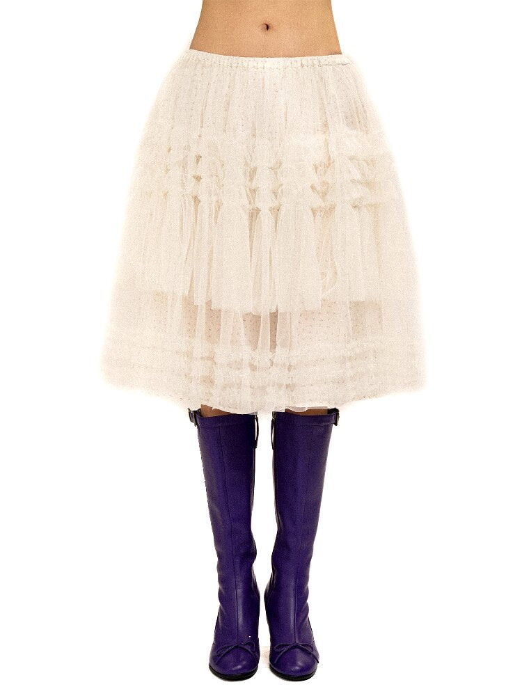 Floral Light Mesh Lace Skirt【s0000016432】