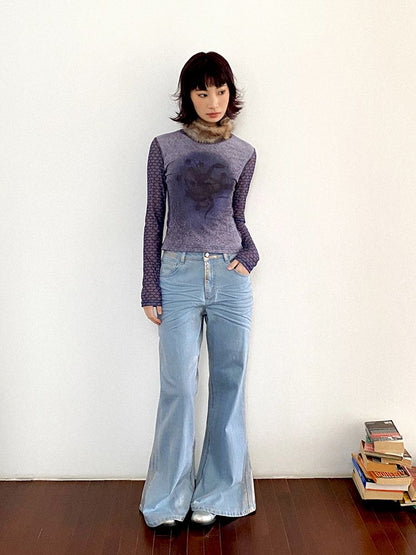 rayed Microblend Denim Trousers【s0000011639】