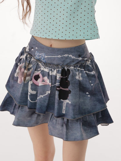 Misty Tone Slim Sweet Cool Skirt【s0000016840】