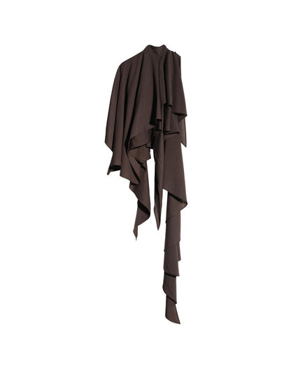 Off Shoulder Lace Up Cape Camisole【s0000015695】