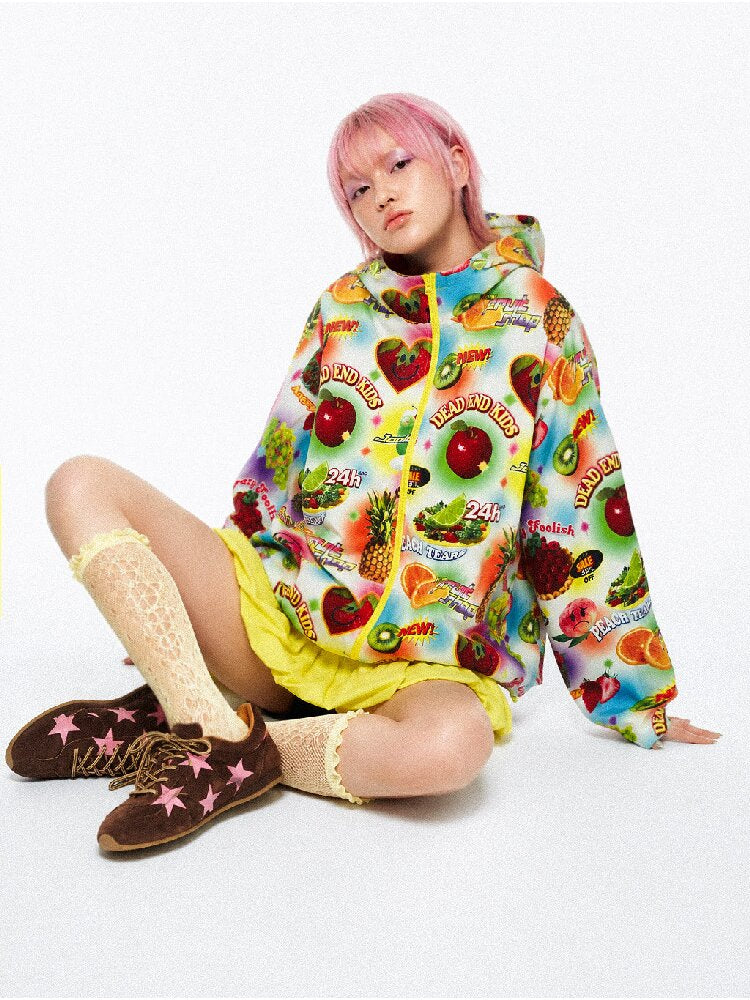 Teflon Colorful Fruit Sports Jacket【s0000017852】