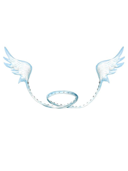 Starlight Print Angel Wings Collar【s0000013869】