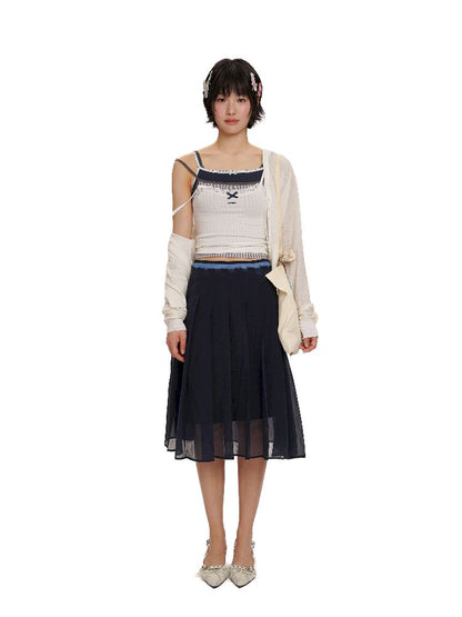 Floral yarn texture camisole【s0000012488】