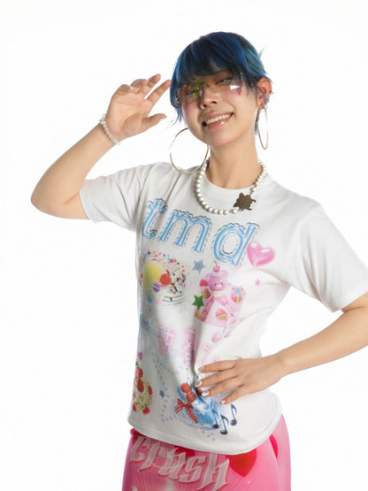 Pure cotton slim fit T-shirt【s0000013168】