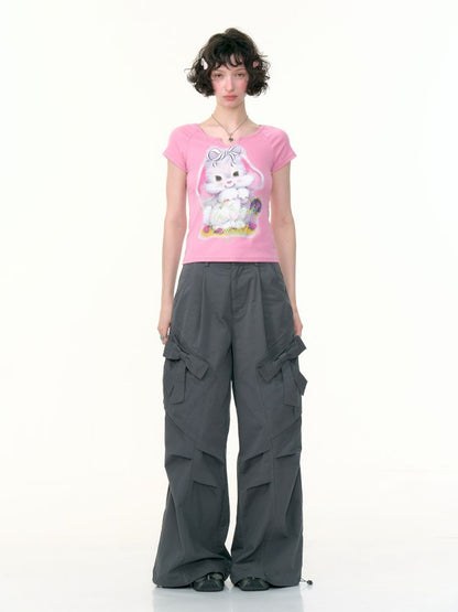 Straight casual workwear pants【s0000013375】