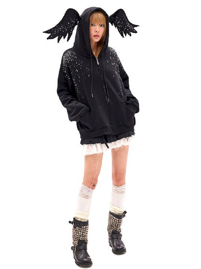 Black Angel Sweatshirt【s0000011792】