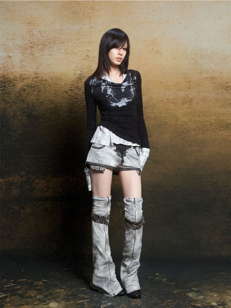 Hanging Neck Early Spring Knit Inner Top【s0000011804】