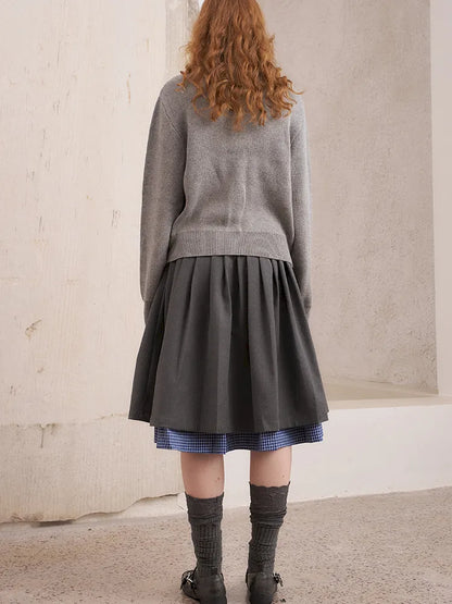 Embroidered Slim-Fit Button-Up Cardigan【s0000014075】