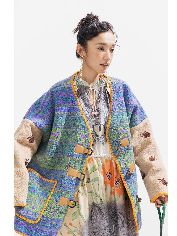 Shell Embroidered Loose Jacket【s0000011313】