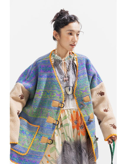 Shell Embroidered Loose Jacket【s0000011313】