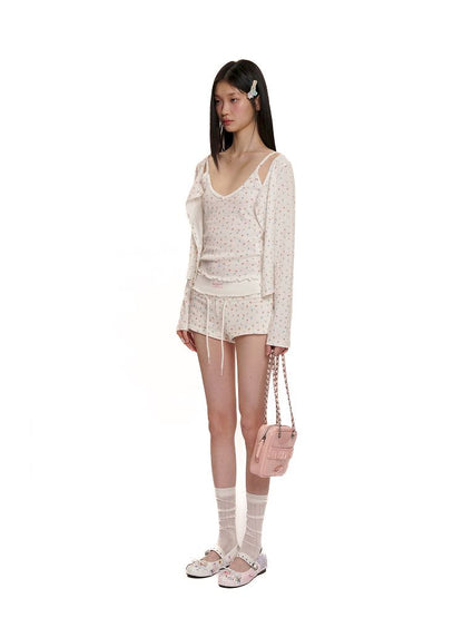Lace Bow Crossbody Square Bag【s0000012522】