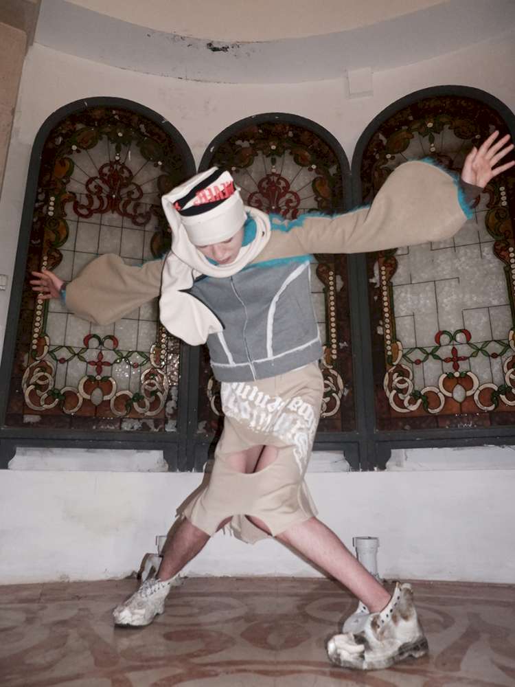 Fur Paneled Polar Fleece Coat【s0000015148】